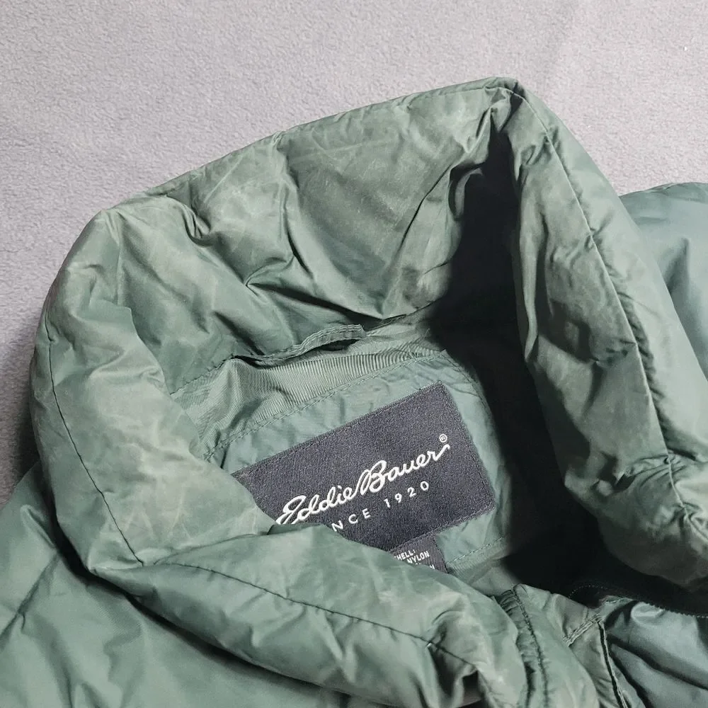 Eddie Bauer Puffer Vest Goose Down‎ Insulation Mens Small
